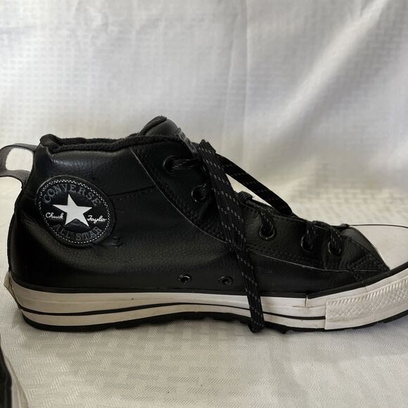 Converse Chuck Taylor Black All Star Street Lugged Mens 11.5 Sneakers Shoes - Picture 8 of 10